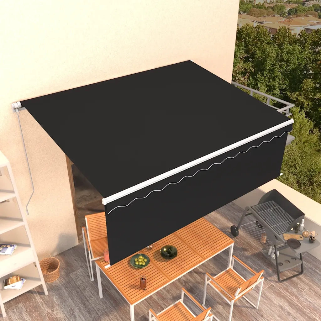 Tendada Sole Retrattile Manuale con Parasole 4,5x3 m Antracitecod mxl 105632
