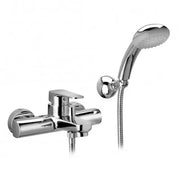 Miscelatore vasca Paffoni Sly in ottone cromo con kit doccia