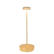 Zafferano Lampada a led da tavolo Swap Oro opaco ricaricabile e dimmerabile 2200-2700-3000K - 9h massima potenza