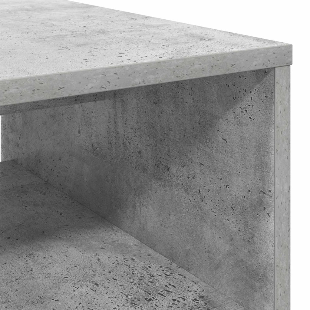 Tavolino da salotto Grigio cemento 80 x 50 x 40 cm