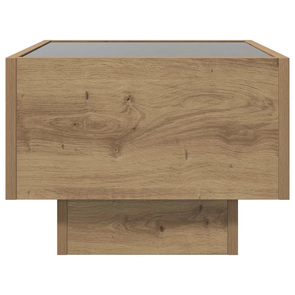Tavolino da salotto rovere artigianale 40 x 40 x 30 cm 879657