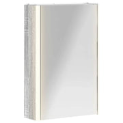 Mobiletto per specchio da Bagno | Armadio da bagno Grigio Sonoma 33 x 11,5 x 50 cm