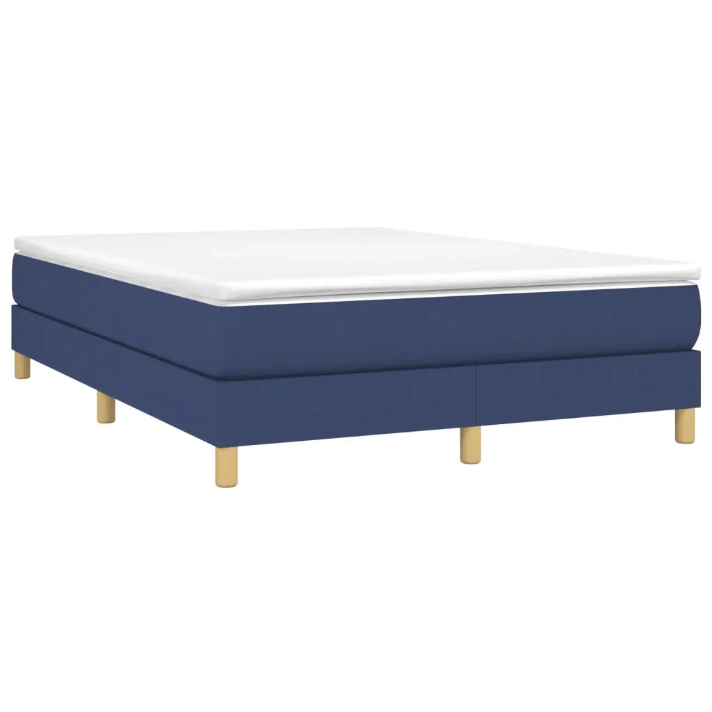 Giroletto a Molle con Materasso Blu 140x190 cm in Tessuto 3144173