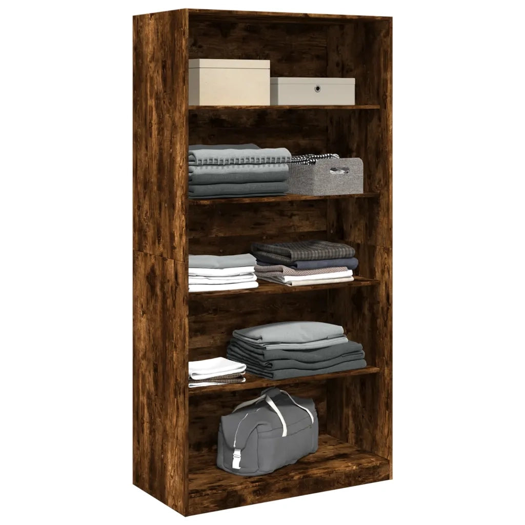 Armadio Rovere Fumo 100x50x200 cm in Legno tecnico CFW1269065