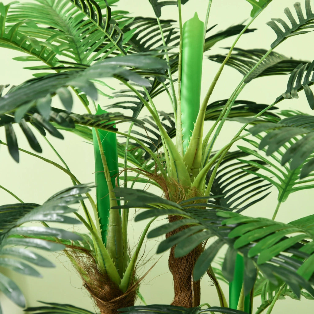 PIANTA ARTIFICIALE Palma 100 cm Verde in Plastica per interno ed esterno