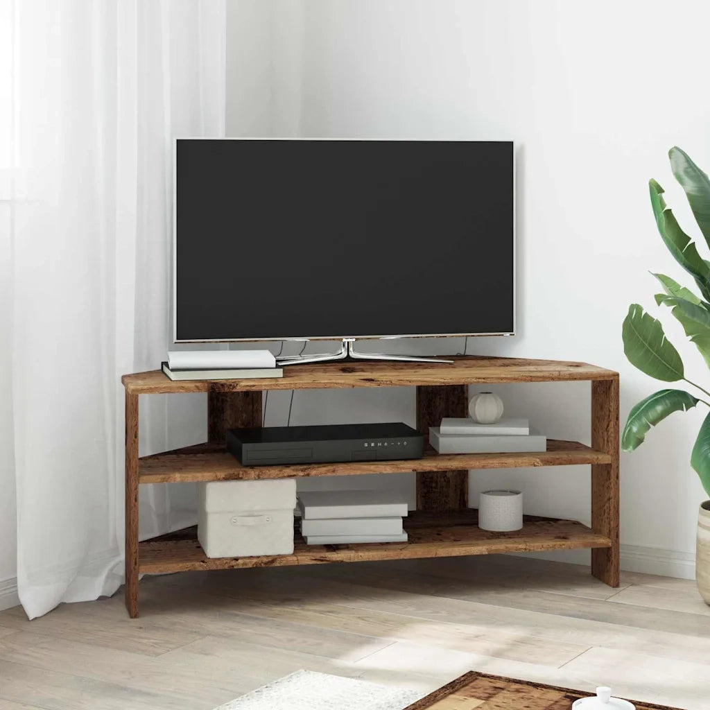 MobileTVAngolare Legno vecchio 102x40,5x45cm Legno multistrato