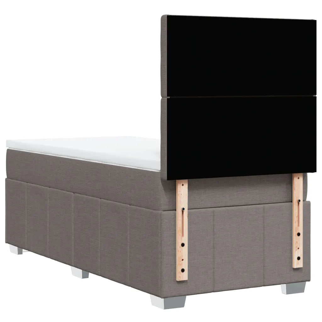 Giroletto a Molle con Materasso Tortora 90x200 cm inTessuto 3291569