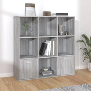 Libreria Grigio Sonoma 98x30x98 cm 815448