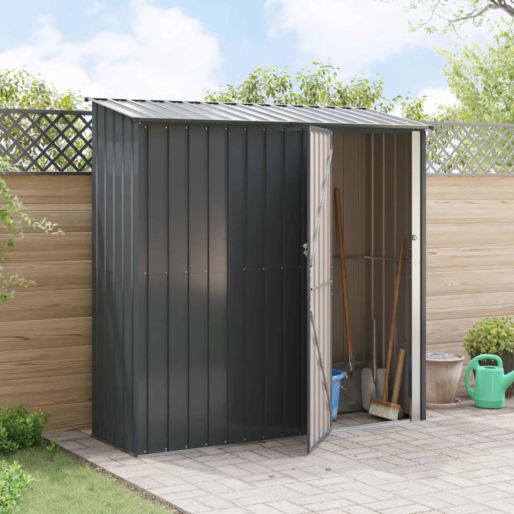 Casette da giardino Antracite 203,5 x 73 x 200 cm Metallo 42011301