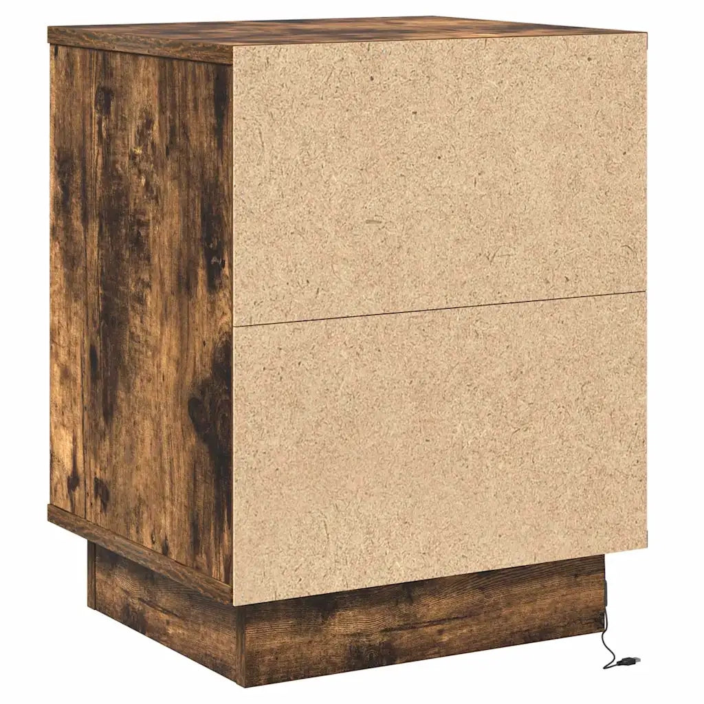 Armadio da Notte Rovere fumé 39 x 34,5 x 50 cm 869602