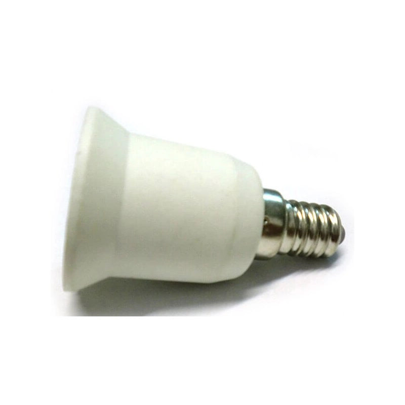 2 PZ Convertitore Adattatore Portalampada Per Lampada Attacco Da E14 A E27