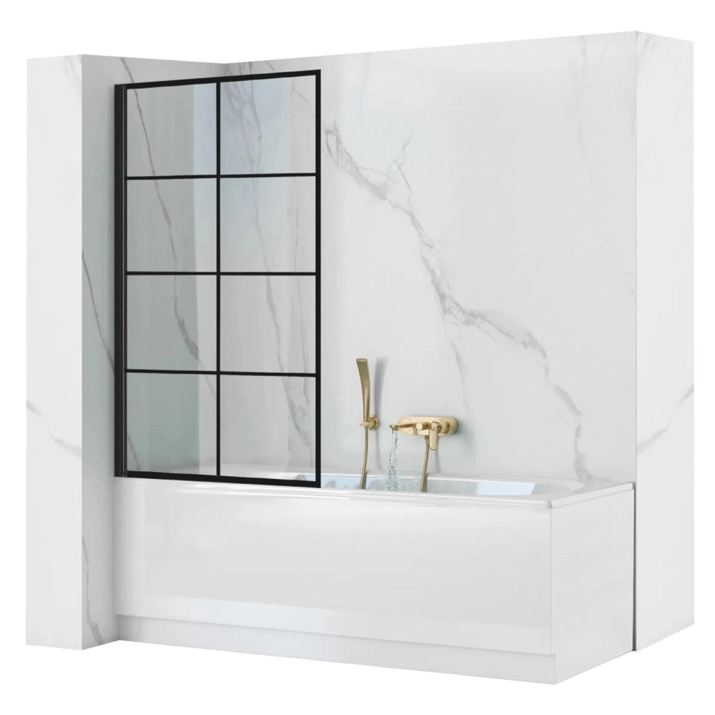 Schermo Vasca Rea Lagos-1 Fix 80 Black