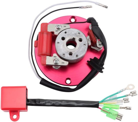 Kit di Stator - Sostituzione per 110cc/125cc/140cc - Avvolgimento Magnetico - Rotor Interno - Adatto per Motocicli - Alta Qualità - Componenti Motociclistici