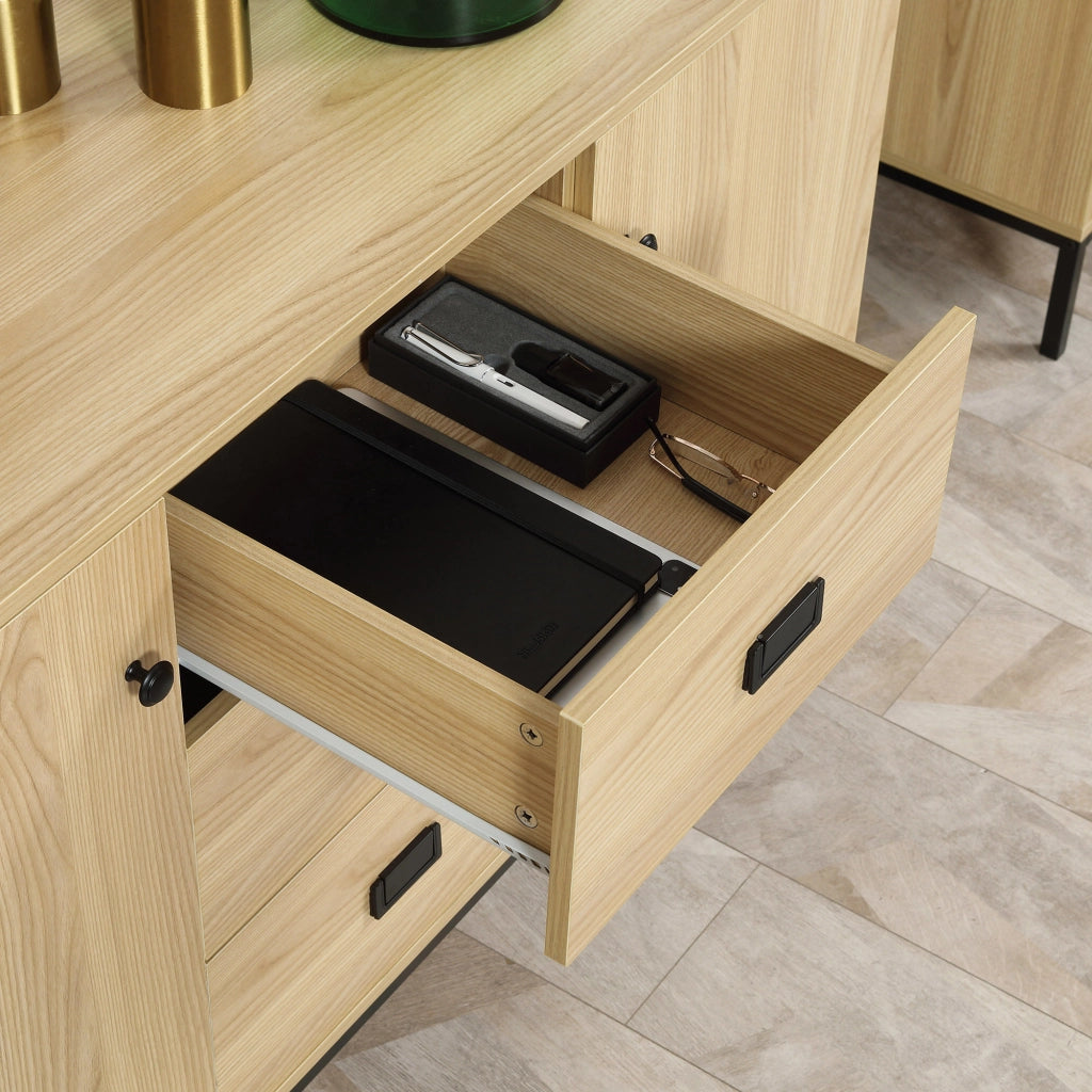 Cassettiera con ante e ripiani ¨C zephmum ¨C 120x39,5x77 cm