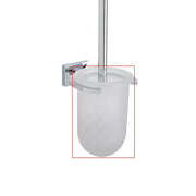 Bacinella di ricambio in vetro per porta scopino della serie Smart