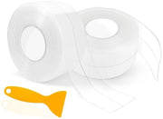 Tappo di PVC per impermeabilizzazione - Adesivo autoadesivo - Nastro di sigillatura per cucina e bagno - Materiale flessibile 36 mm x 3,2 m
