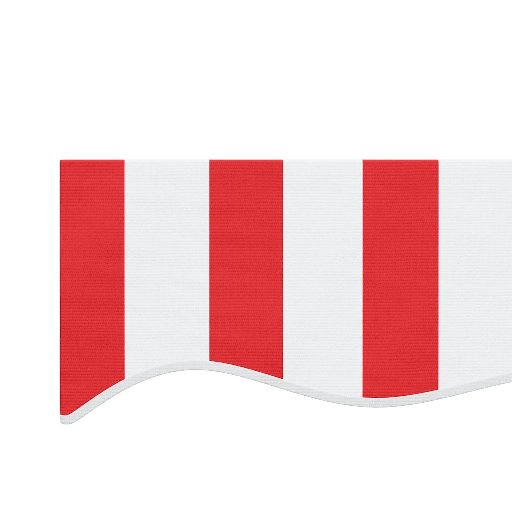 Tessuto di Ricambio per Tenda Strisce Rosse e Bianche 5x3,5 m 367721