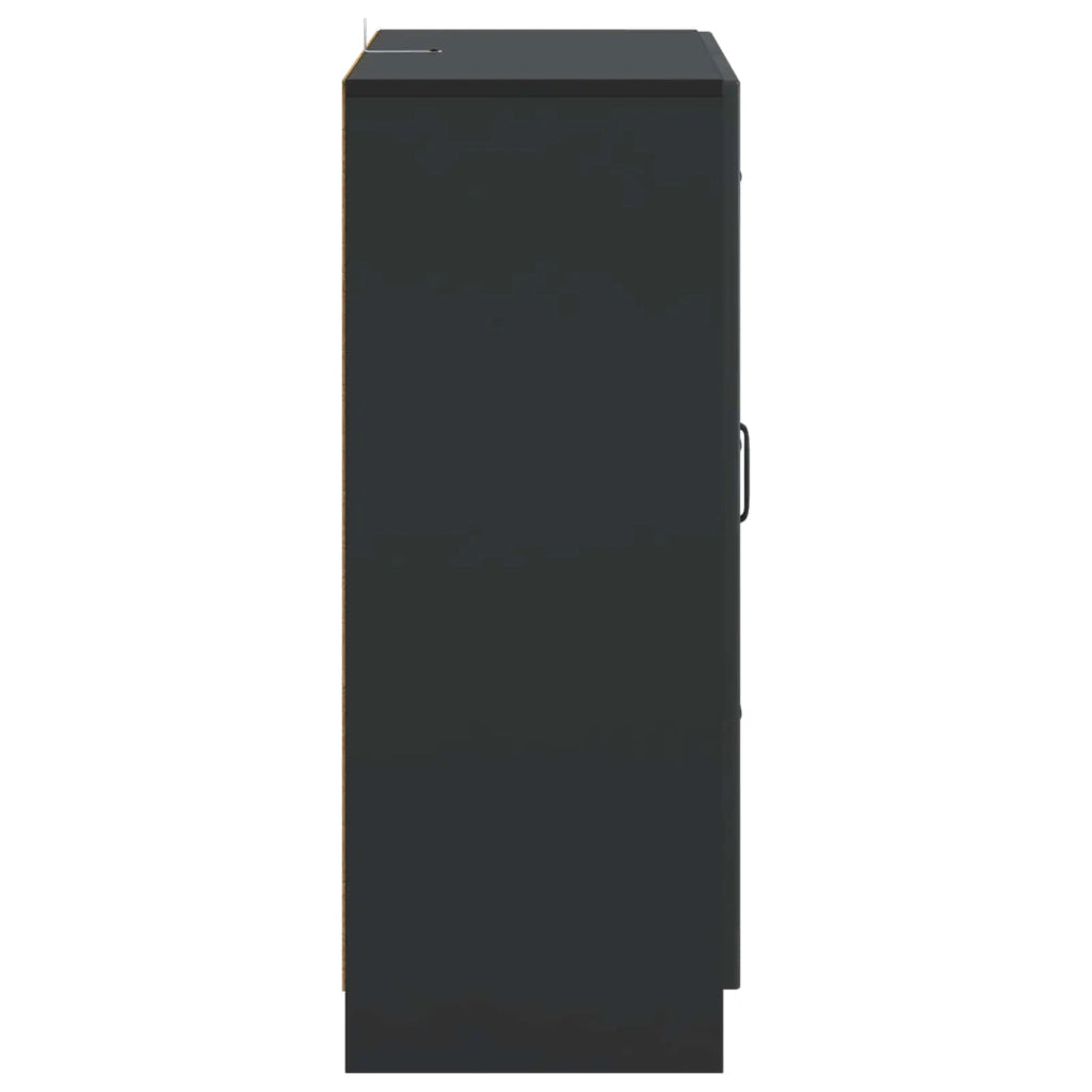 Credenza Nero 66 x 34,5 x 87 cm Legno ingegnerizzato 895776