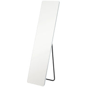 Specchio a figura intera, 150 x 40 cm, specchio da terra con illuminazione a LED, 3 colori di luce, specchio da parete con supporto, interruttore
