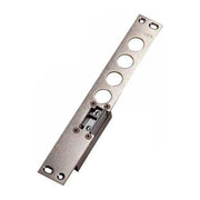 Mottura 94077 Contropiastra Incontro Elettrico per Porte Blindate Destra Interasse 37 mm 12V CA Leva Sbloccaggio Antiripetitore colore Argento