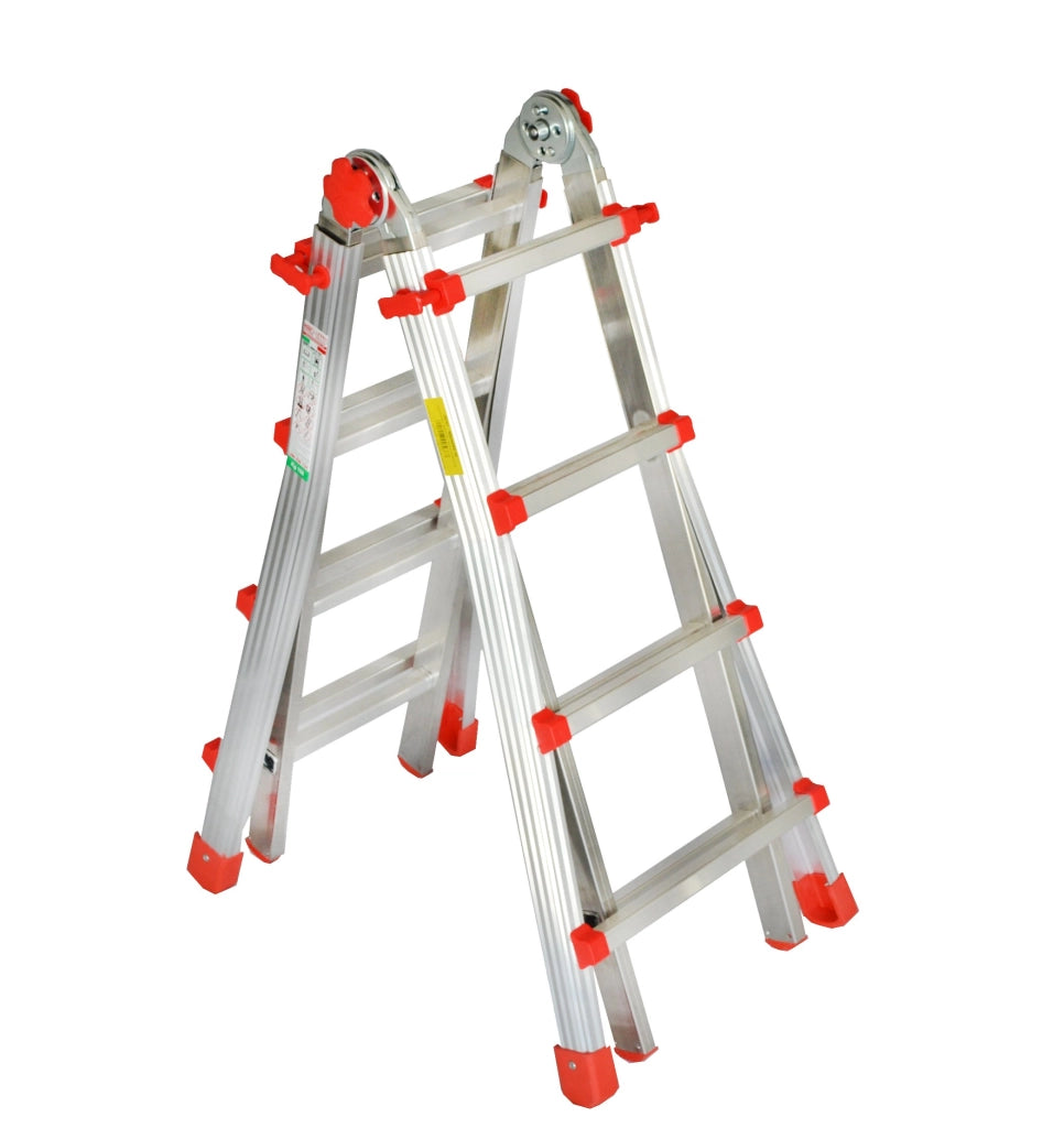 SCALA MULTIUSO 'SQUADRA PIU'' 4+4 gradini - MARCHETTI