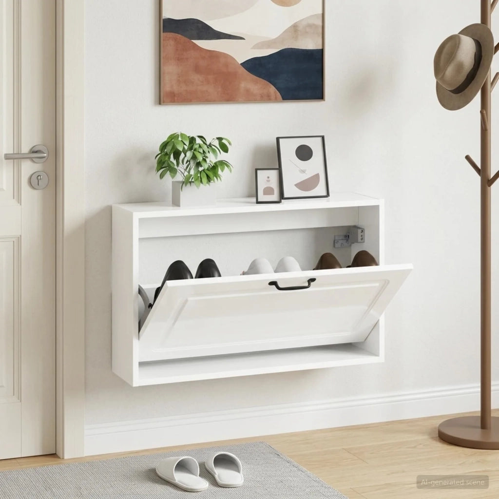 Mobiletto per Scarpe da Muro UTRECHT 71 x 17 x 43 cm 897729