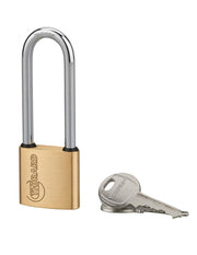 Lucchetto Ruck in ottone 30 mm con arco semi-alto in acciaio, 2 chiavi – THIRARD
