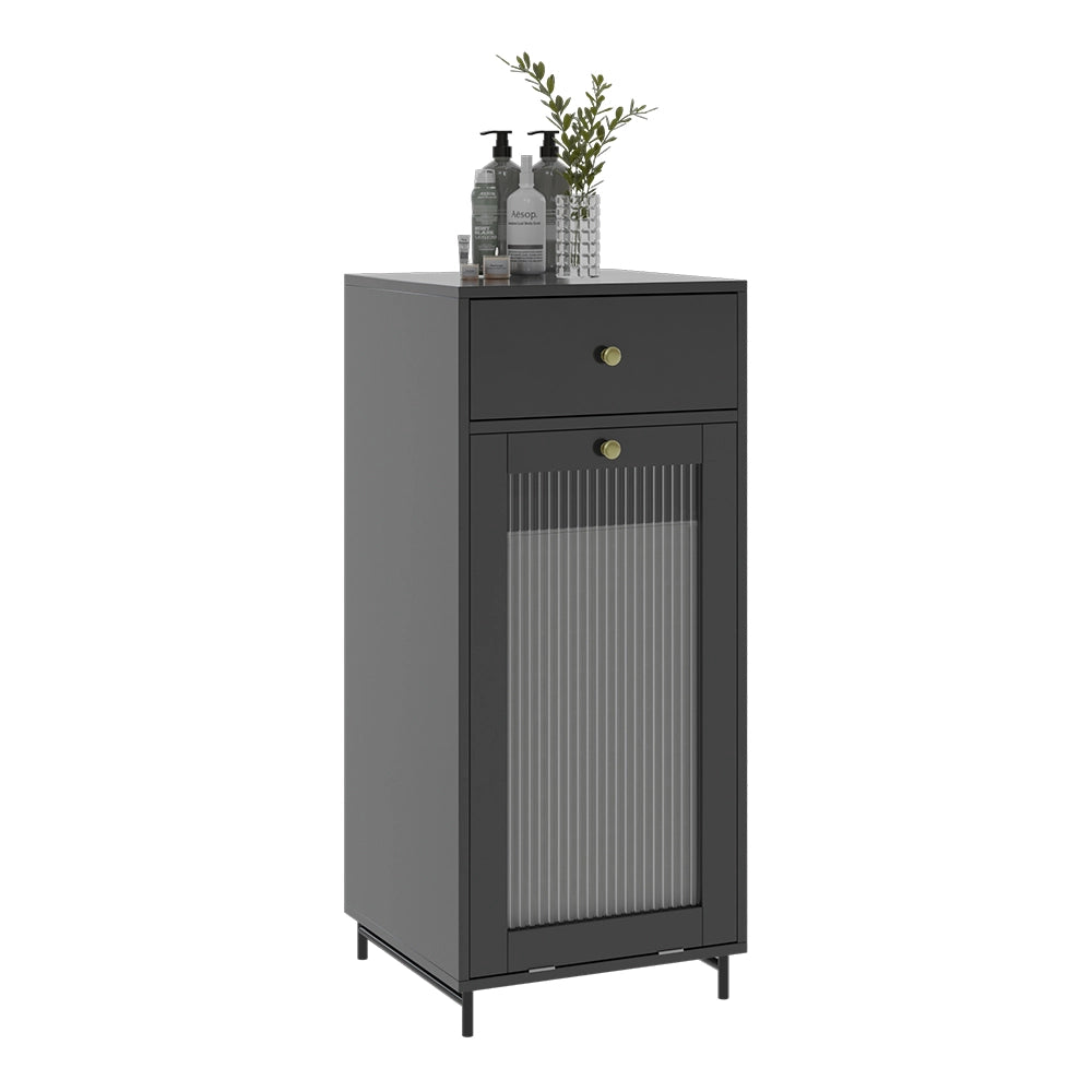 Mobiletto midi Malte Grigio 40 x 96 cm con cassetto Vicco