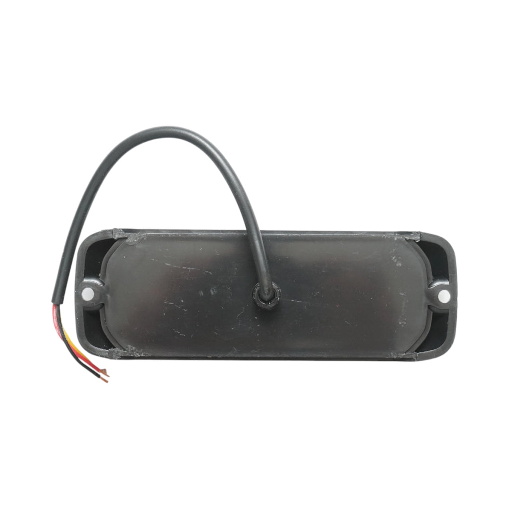 Luce stroboscopica laterale LED 12-24V rossa 9 funzioni 132x46x19mm FR1287