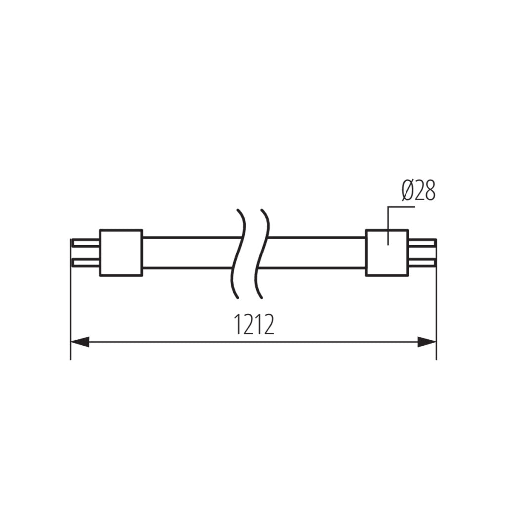 25x Tubo LED T8 G13 12W 4000K neutro 120cm Kanlux