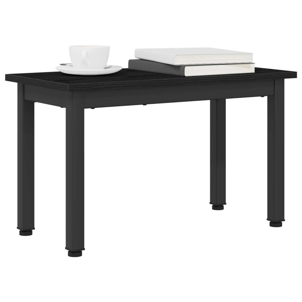 Tavolino da salotto Rovere Nero 60 x 30 x 36 cm