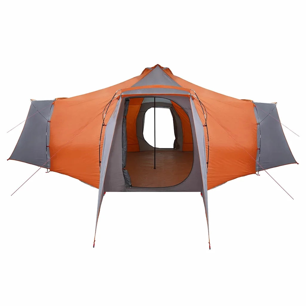 Tenda Tipi Grigio e arancione 492 x 492 x 275 cm taffetà 42000989
