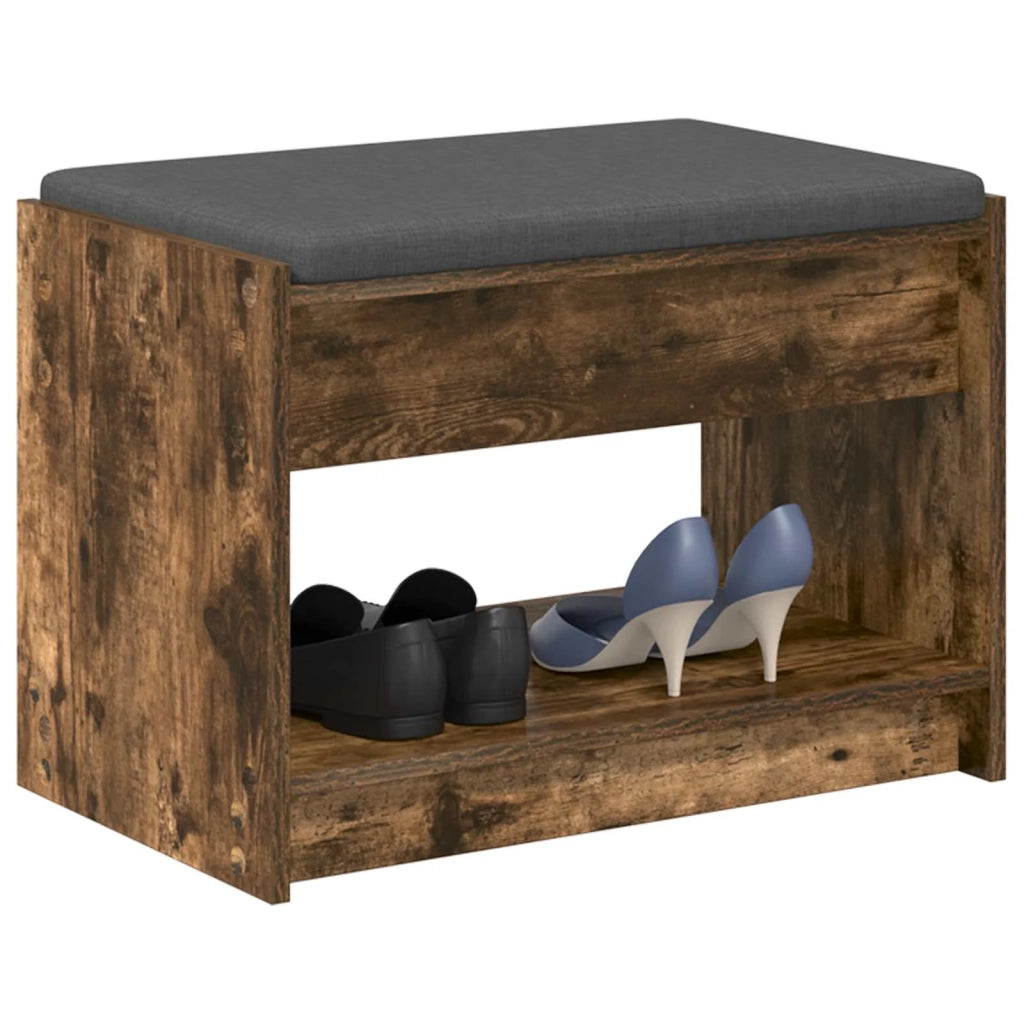 Panca per ingresso Quercia Affumicata 63 x 38 x 45 cm 891572