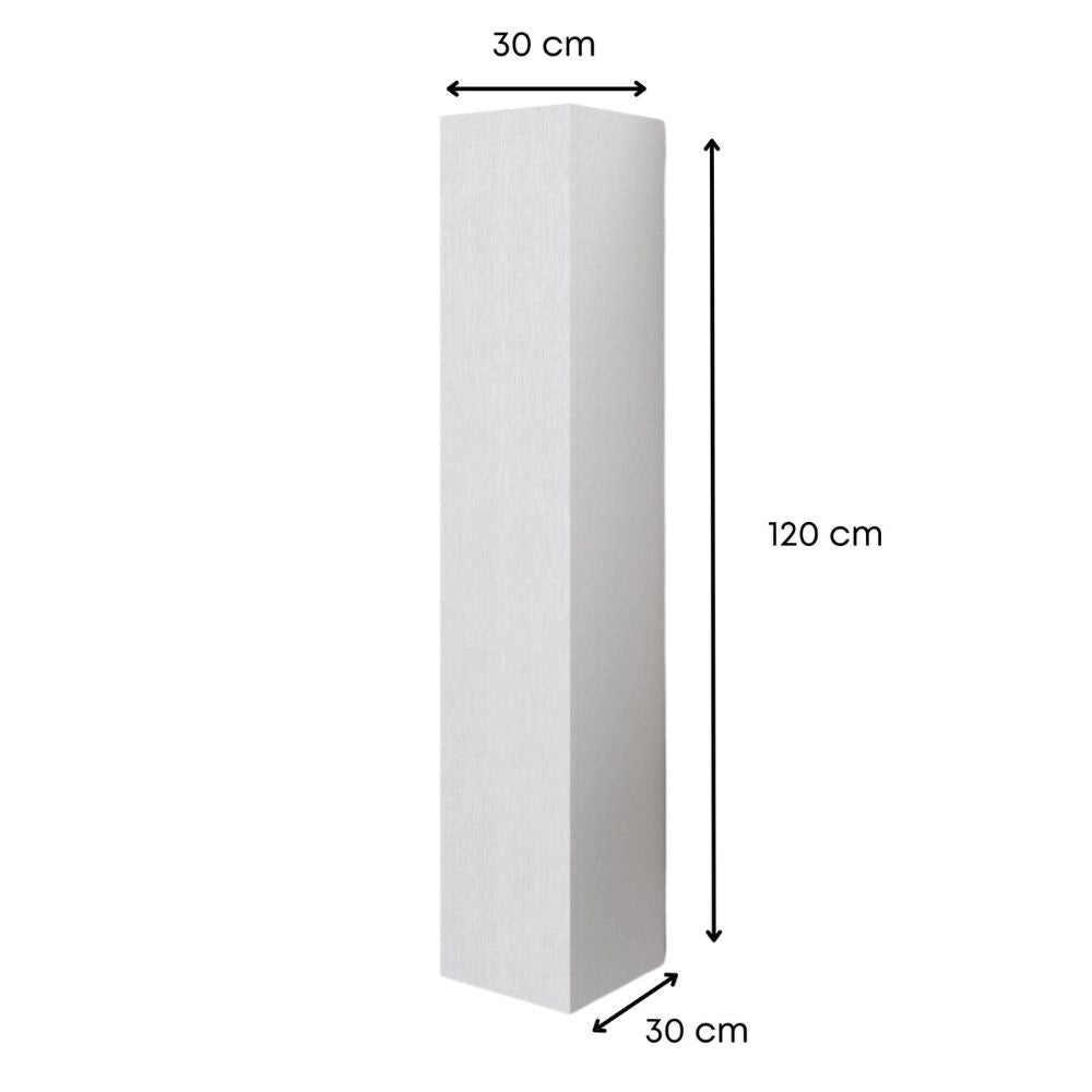 Colonna pensile bagno colore bianco 30x30x120 con anta: eleganza e funzionalità per ogni ambiente