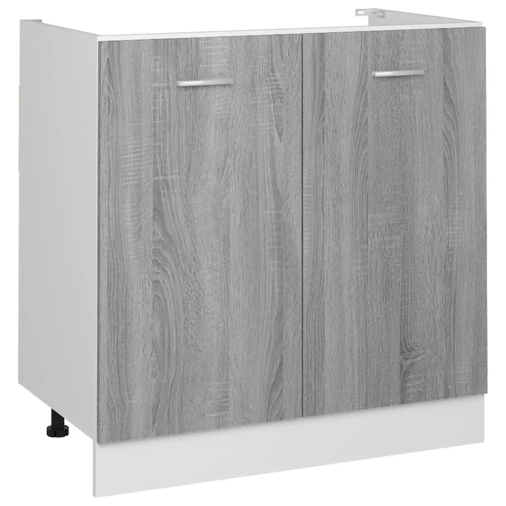 Mobiletto Â“LyonÂ” Grigio Sonoma 80x46x81,5 cm