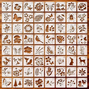 Schede per dipinti 64 pezzi - Schede riutilizzabili - Schede per hobby - Schede per disegni - Decorazione creativa - 7,62 x 7,62 cm - Schede per hobby