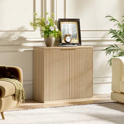CREDENZA a 2 ante 80 x 40 x 80 cm MDF colore quercia