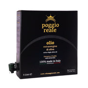 Poggio reale olio extravergine di oliva ogliarola bag in box litri 5