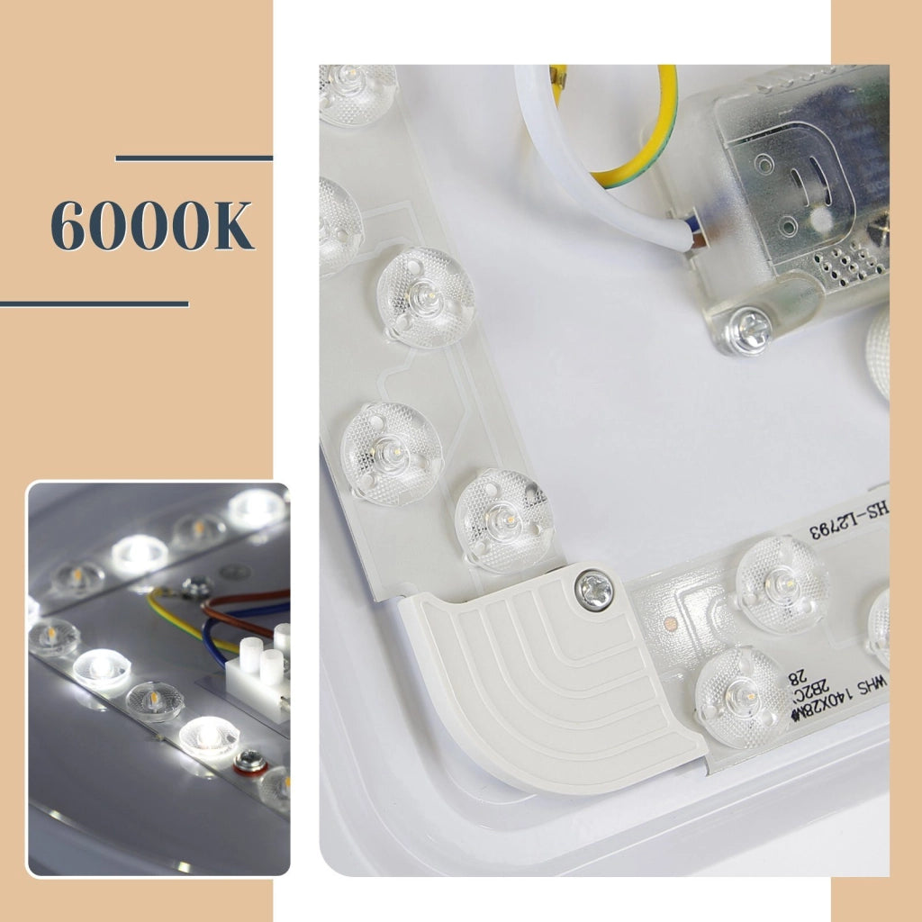 ZMH Lampada da soffitto LED Starry Sky 12W 25cm per camera letto