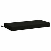 Cuscino per panchina SOEST 100% Poliestere Nero 80 x 40 x 8 cm 949558