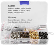 Kit di fissaggio per pelli artigianali - Set di tasselli per orecchie - Accessori per cucire - 3 pezzi - Attrezzatura per il lavoro manuale 3mm*420