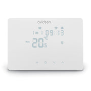 Termostato Wi-Fi Smart HomeTemp Programmabile bianco - Controlli Touch - Avidsen 127072