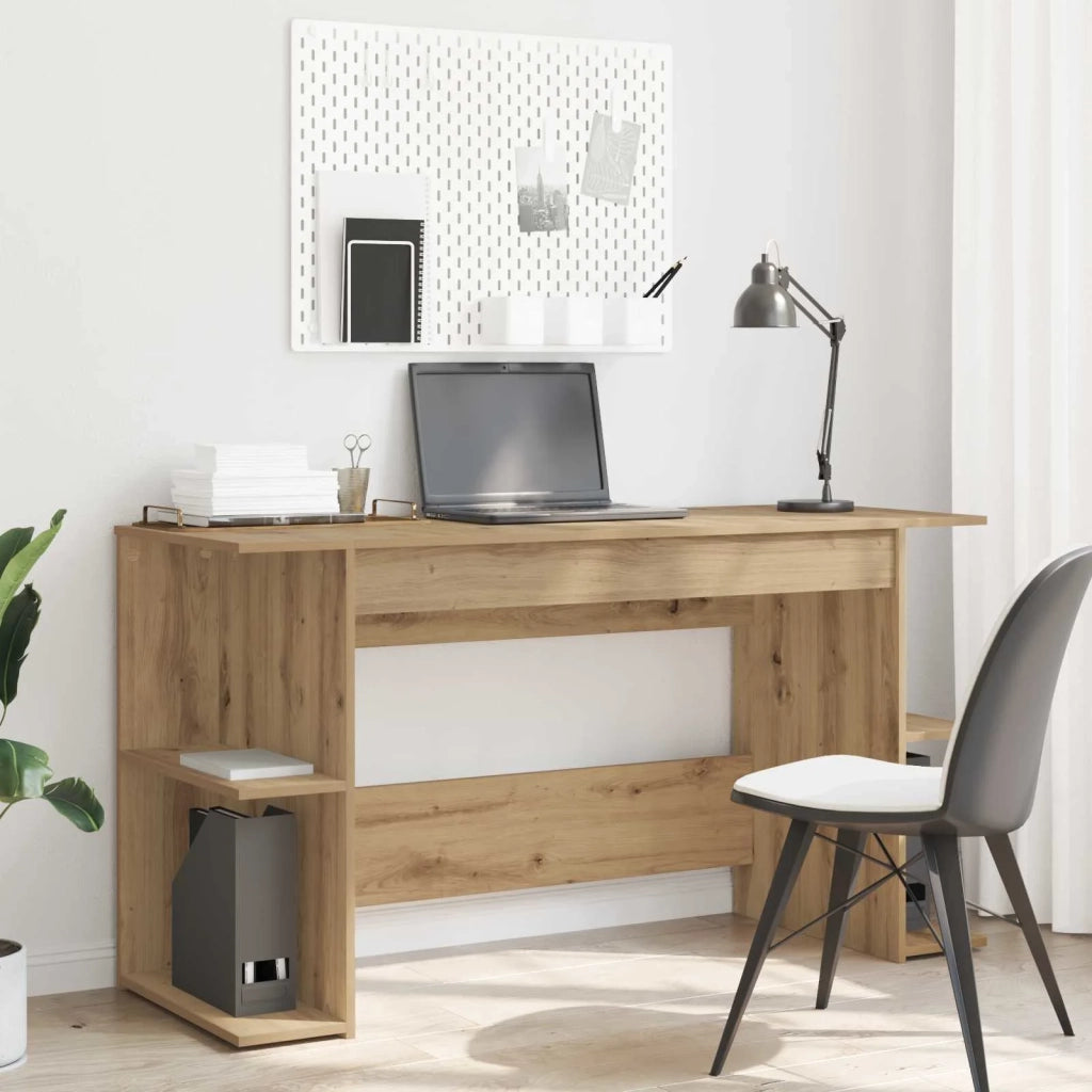 Scrivania rovere artigianale 140 x 50 x 75 cm Legno multistrato
