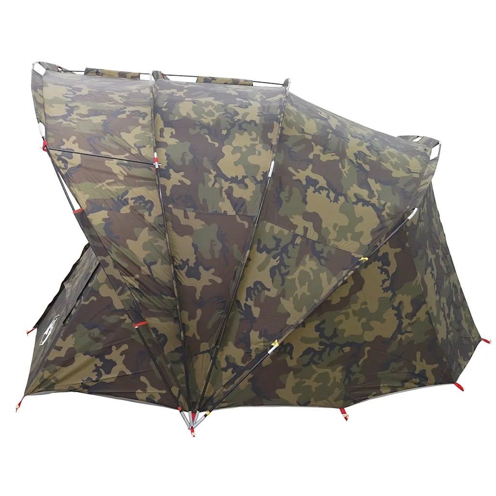 Tenda da Pesca per 5 Persone Mimetica Impermeabile 4009394