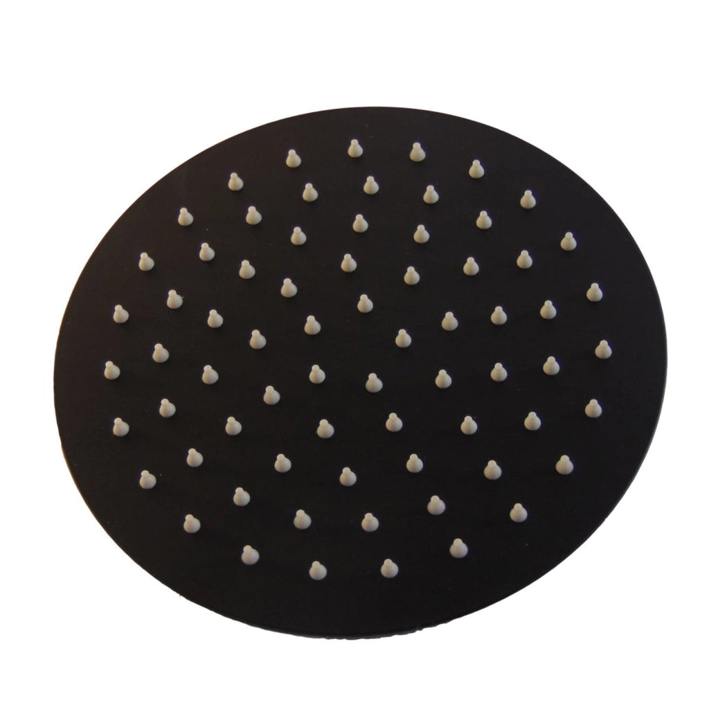 Sined Soffione Tondo 15 Nero Soffione Rotondo Nero Opaco 6 Pollici