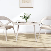 Piano Tavolo | Superficie Tavolo | Piano Scrivania Bianco 110x55x2,5 cm Legno Massello di Pino Ovale
