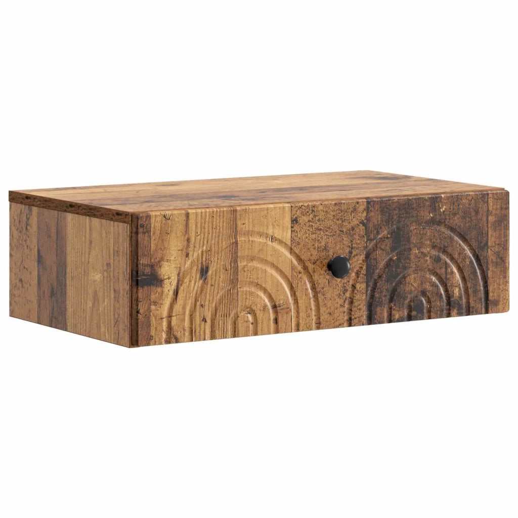 Tavolino da Parete Laterale Legno antico 59 x 34,5 x 17 cm 898153