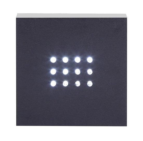 Supporto di Visualizzazione a LED - Stand di Visualizzazione in Plastica - Sostegno Decorativo di Luce - Bianco - Display in Cristallo - Ideale per Camera da Letto e Ufficio