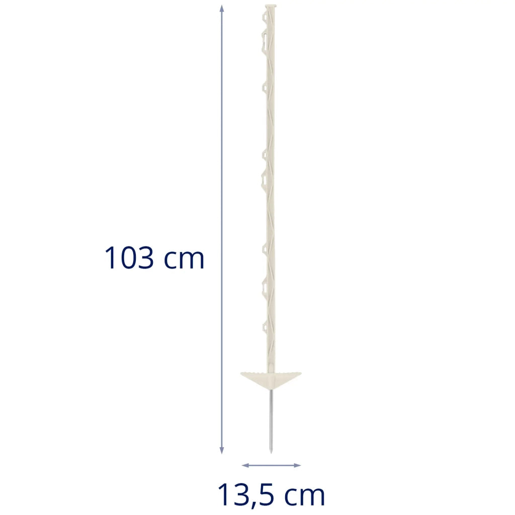 Pali per recinzione da 103 cm confezione da 40 picchetti bianchi in PP 14_0009735