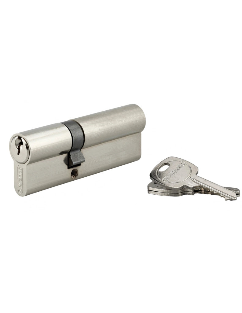 Cilindro europeo STD 35 x 55 mm nichelato, 3 chiavi – THIRARD